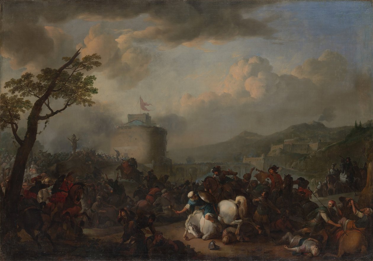 Scène de bataille - Johannes Lingelbach