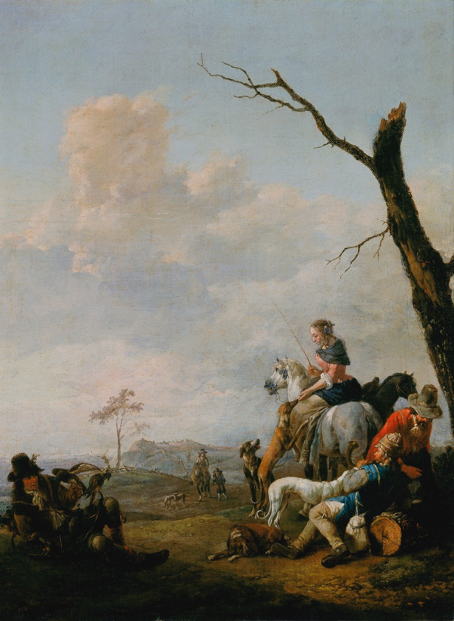 Repos après la Chasse - Johannes Lingelbach