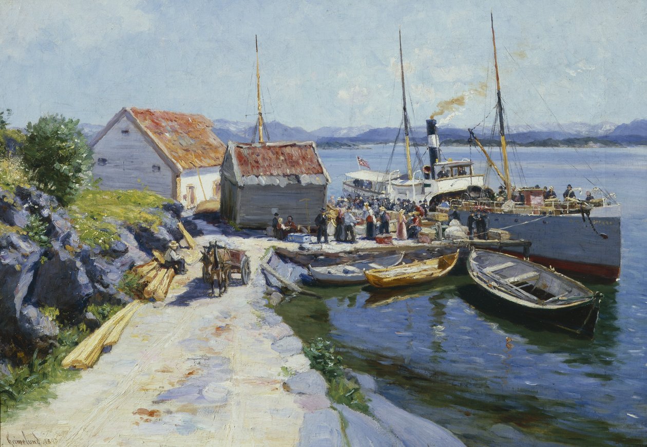 Embarcadère de ferry en Norvège occidentale - Johannes Martin Grimelund