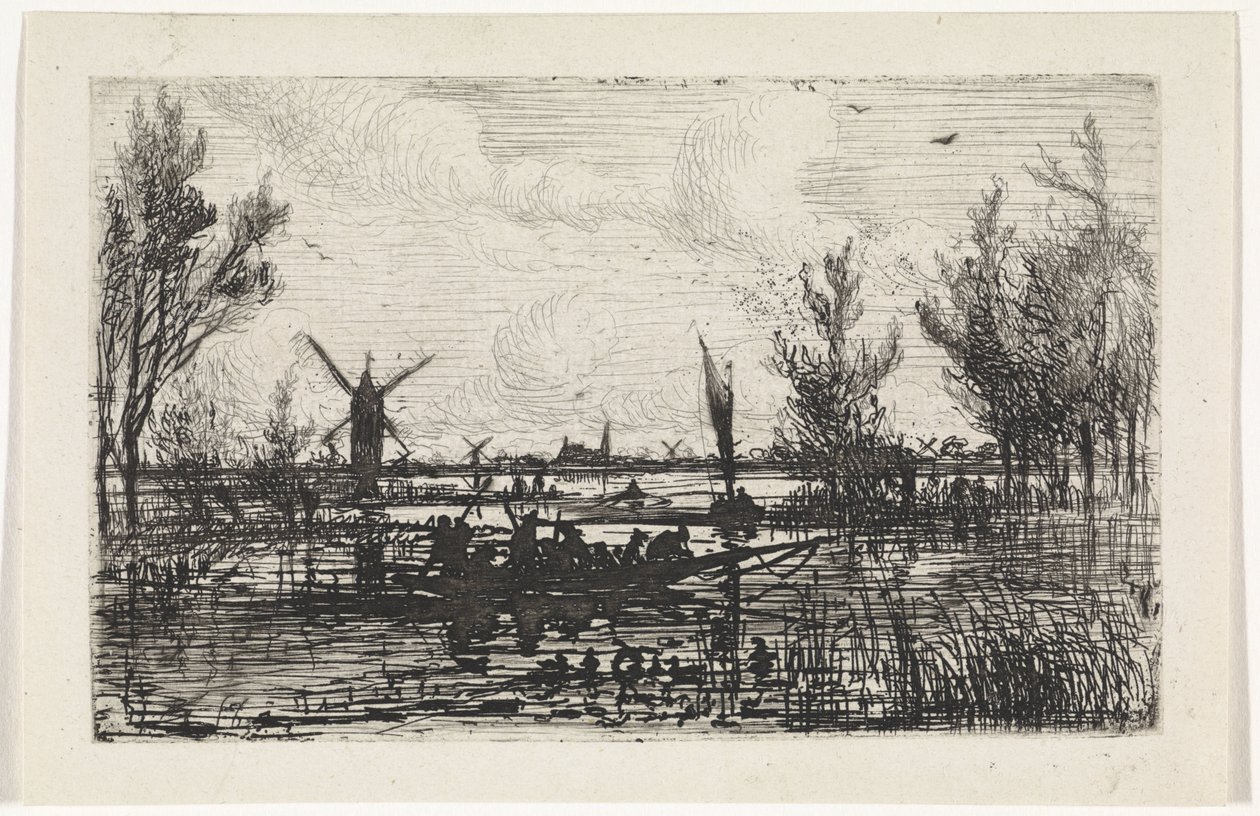 Paysage hollandais - Johannes Tavenraat