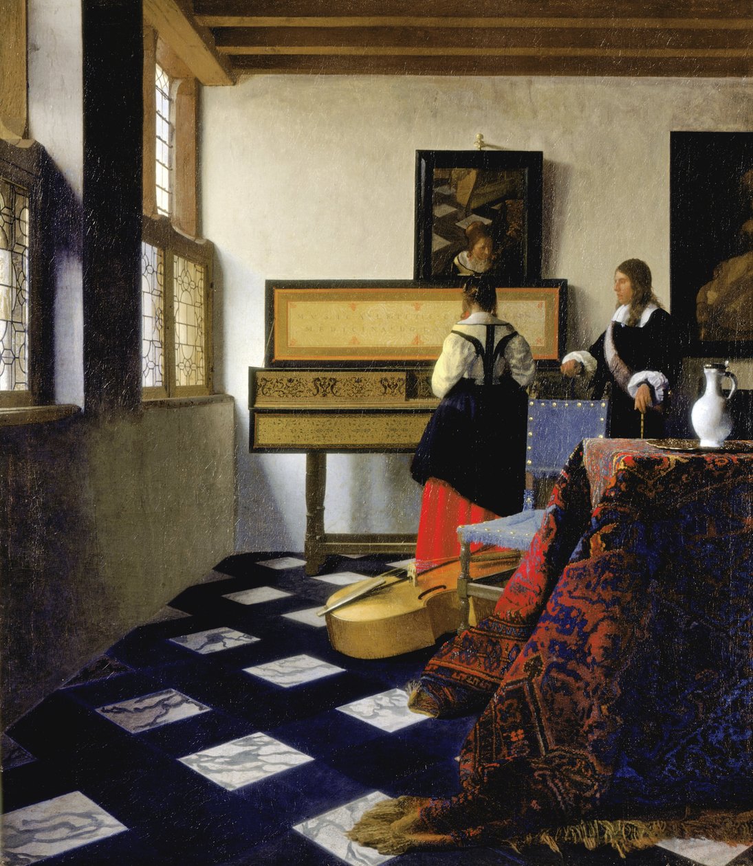 Dutch : La leçon de musique - Johannes Vermeer
