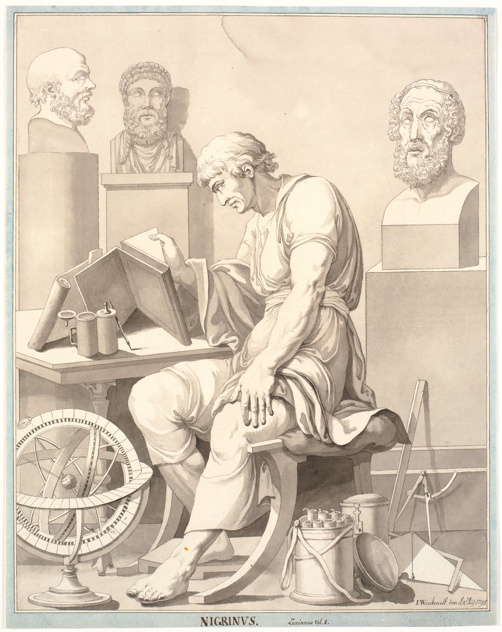 "NIGRINUS. Lucianus Vol. 1" - Johannes Wiedewelt