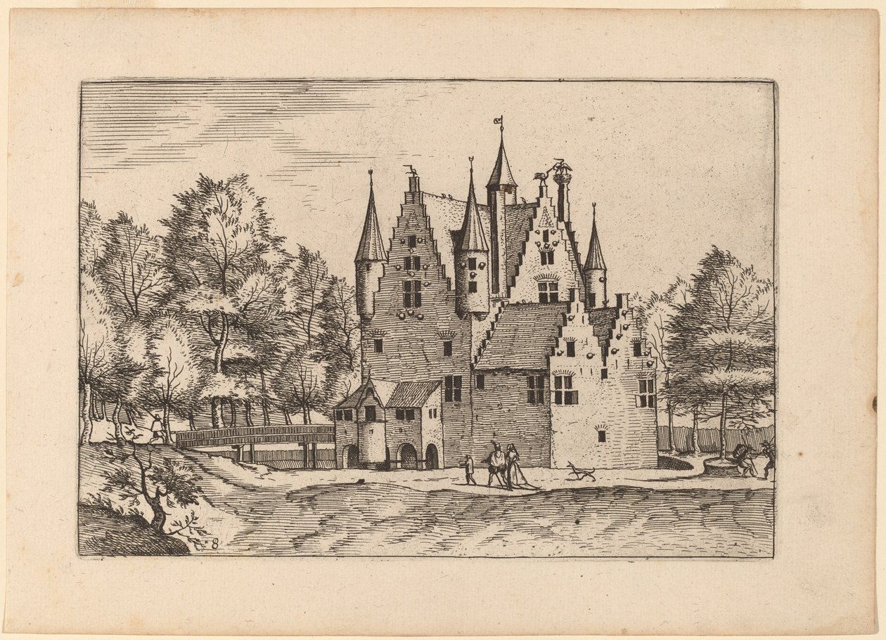 Château - Johannes van Doetechum, the Elder and Lucas