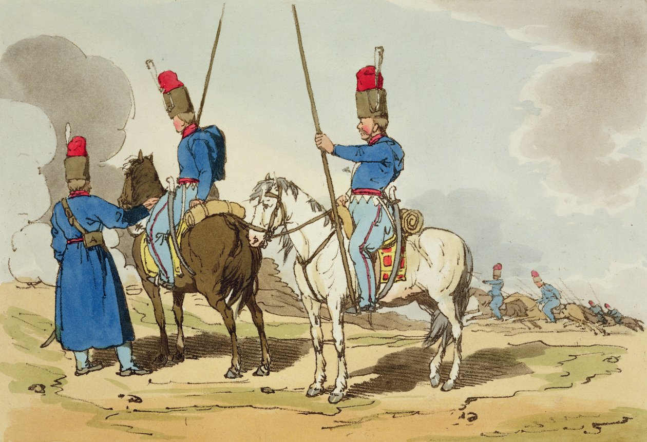Cosaques, 1803 - John Augustus Atkinson