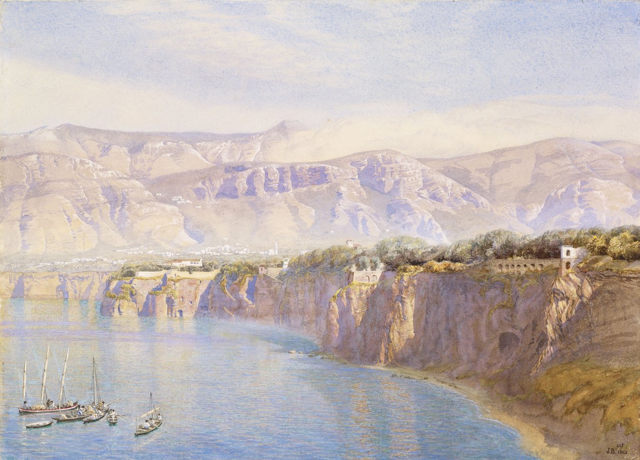 Près de Sorrente - John Brett