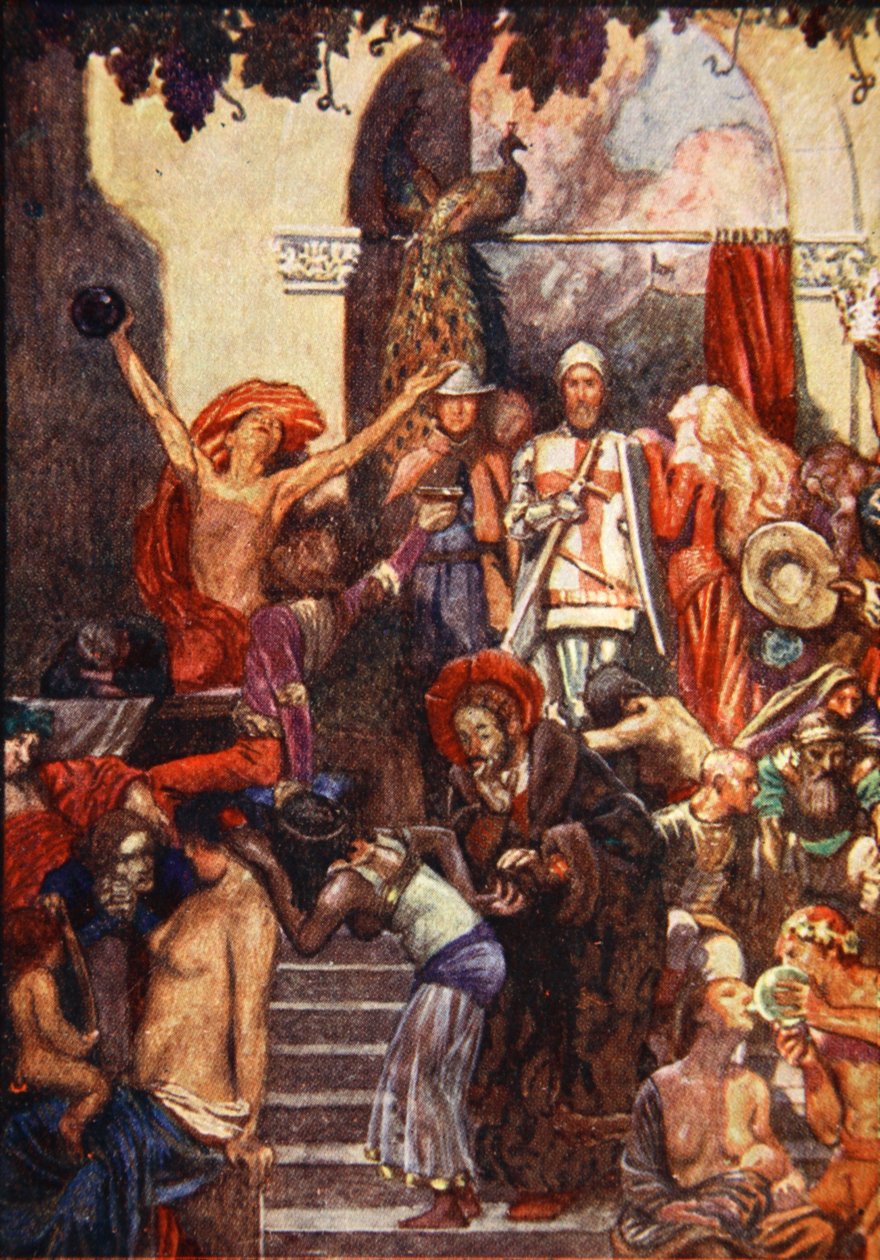 À la ville, il y avait une foire, appelée Vanity Fair, illustration de 