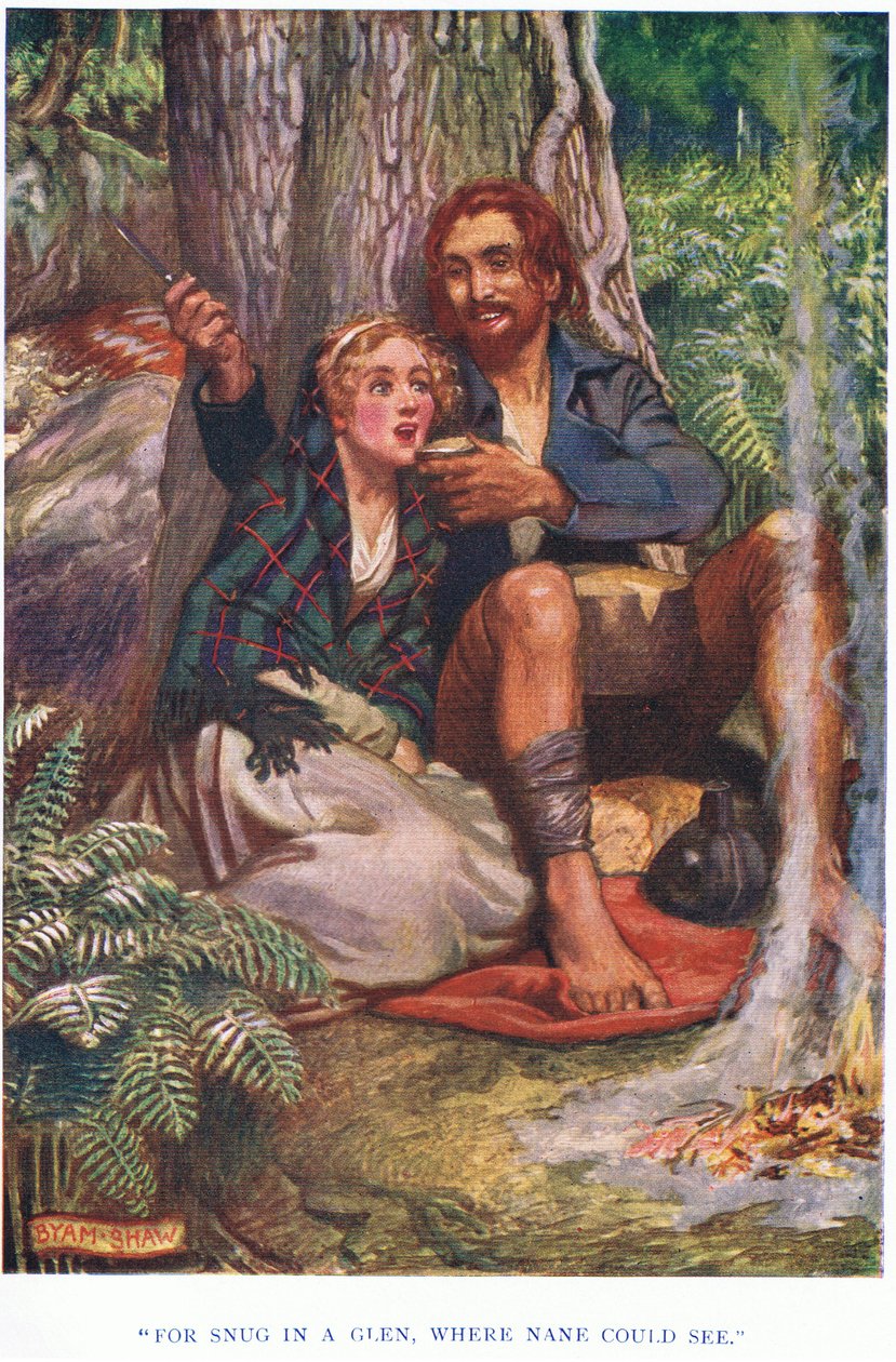 Pour bien au chaud dans un vallon, où personne ne pouvait voir, 1928 - John Byam Liston Shaw