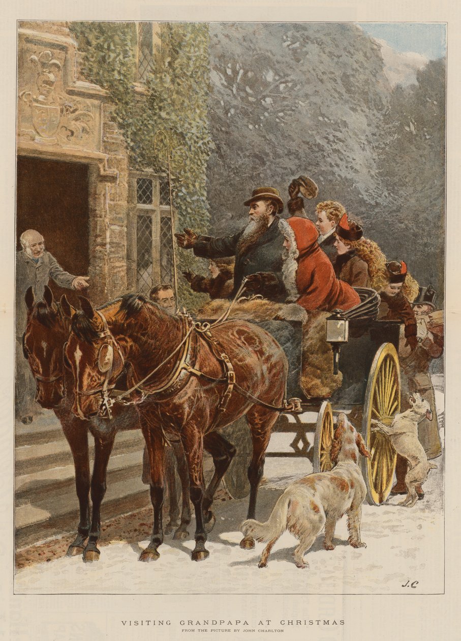 Visite à Grand-papa à Noël - John Charlton