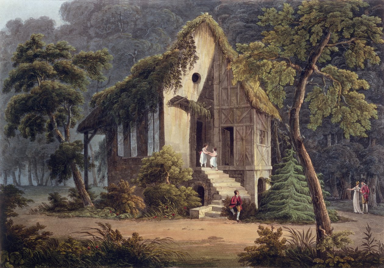 Le boudoir de la reine au Petit Trianon, illustration pour 