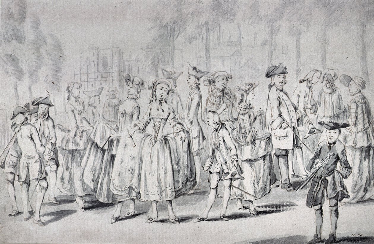 Promeneurs dans St. James