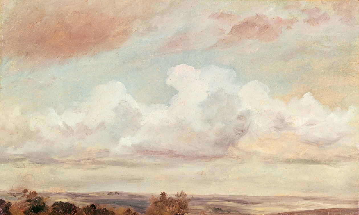 Nuages cumulus sur un paysage, 1822 - John Constable