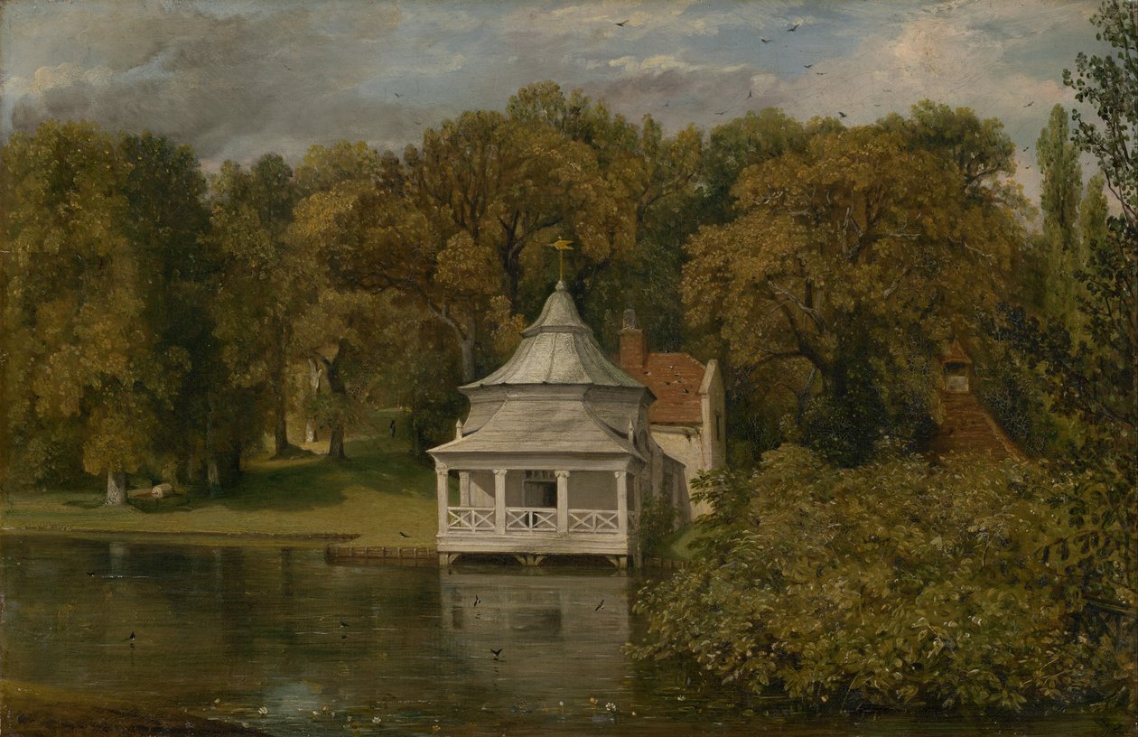 Les quartiers derrière Alresford Hall - John Constable