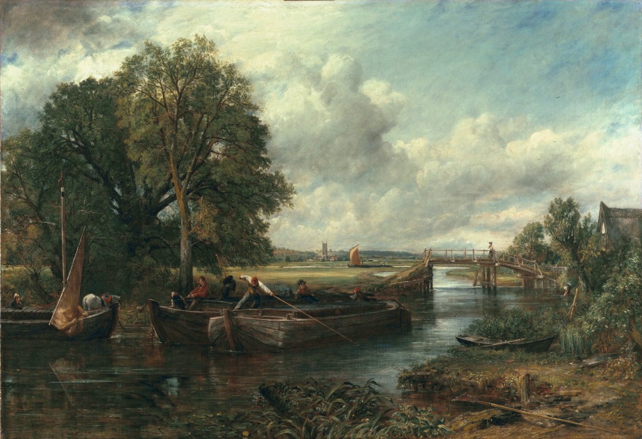 Vue de la Stour près de Dedham, 1822 - John Constable