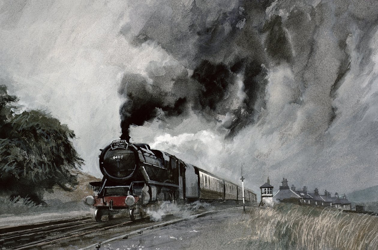Train à vapeur à Garsdale, Cumbria - John Cooke
