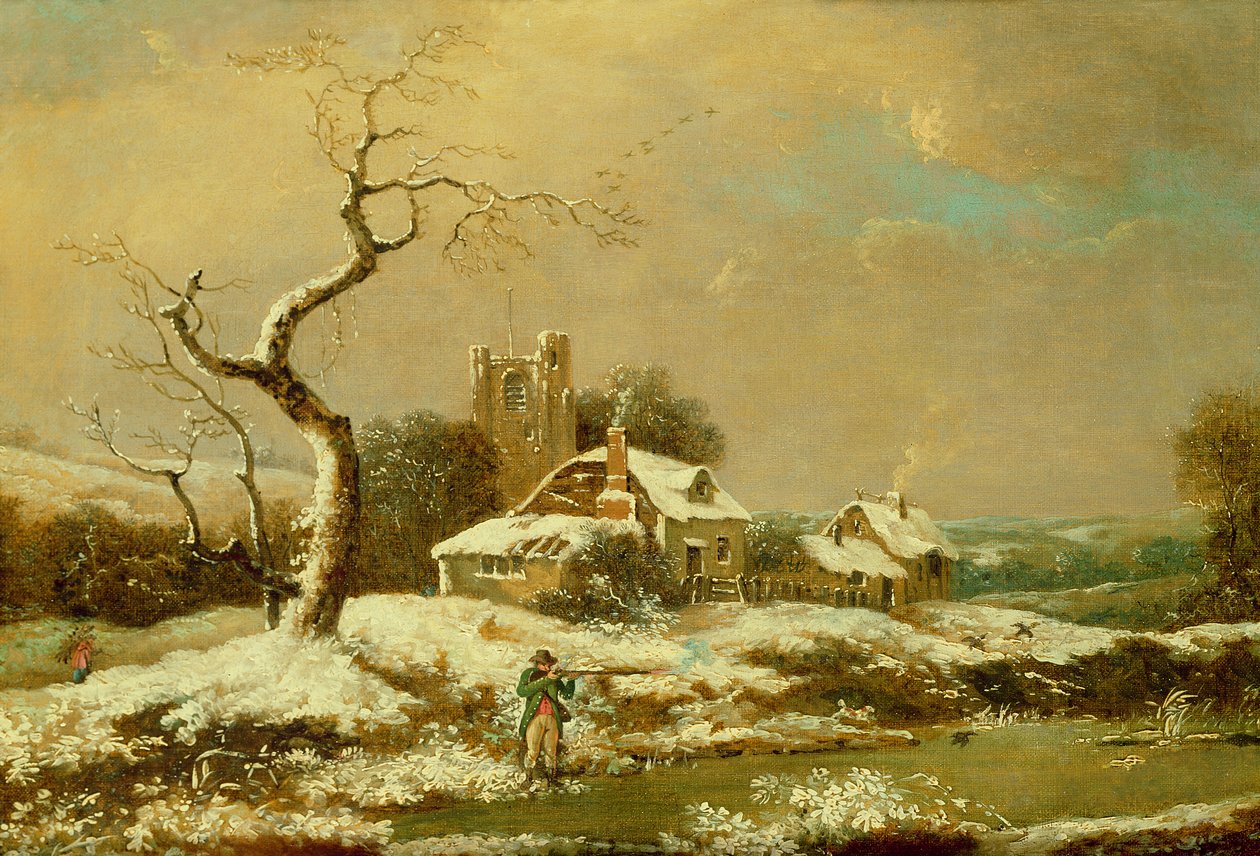 Paysage enneigé - John Cranch