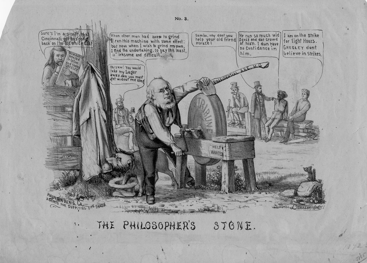 La pierre philosophale, publiée par American News Co., New York, vers 1872 - John Donaghy