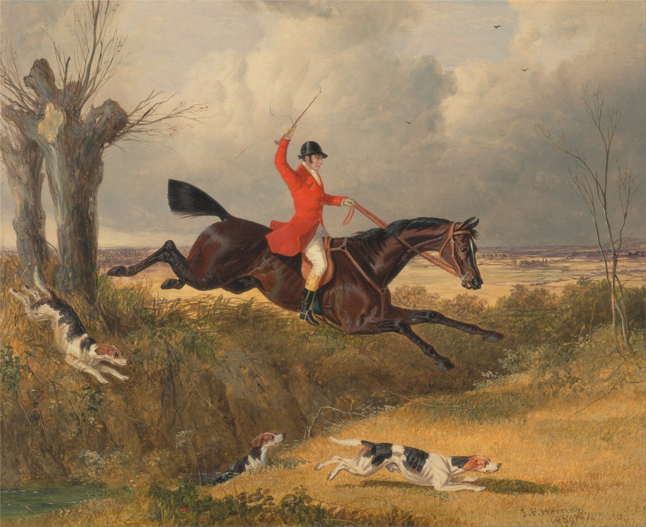 Chasse au renard - Franchissement d