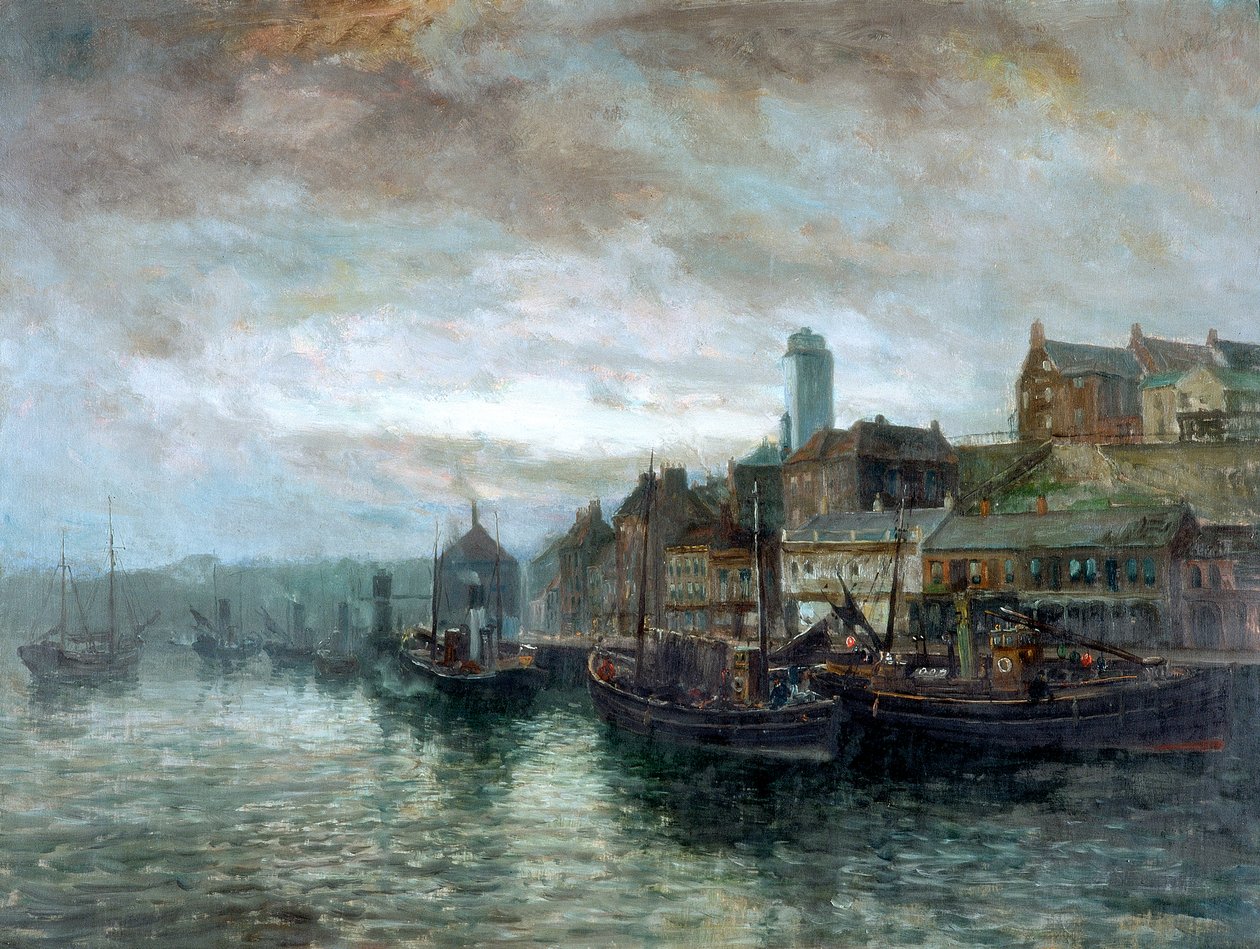 Quai à North Shields, c.1890-1910 - John Falconar Slater
