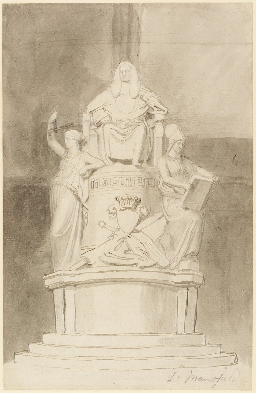 Conception pour le Monument de Lord Mansfield, Abbaye de Westminster - John Flaxman