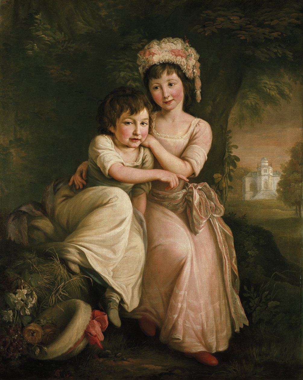 Portrait de Stephen Peter et Mary Anne Rigaud enfants - John Francis Rigaud