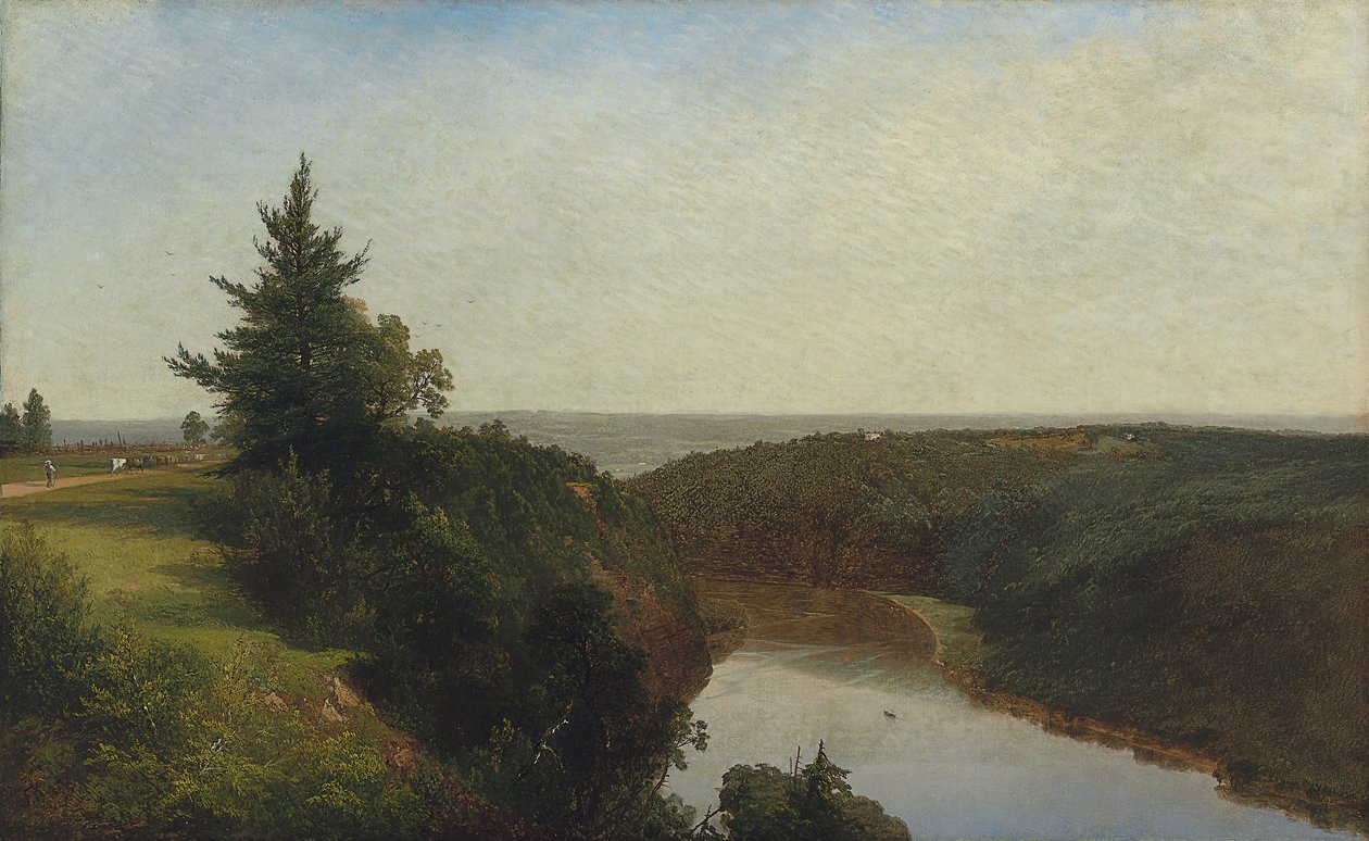 Vue sur la Genesee près de Mount Morris, 1857 - John Frederick Kensett