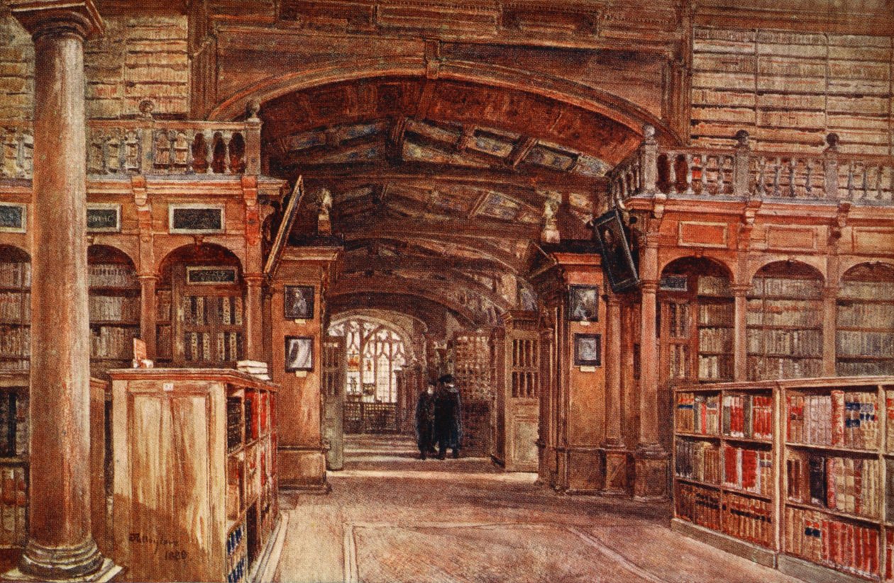 Intérieur de la bibliothèque Bodleian, 1903 - John Fulleylove