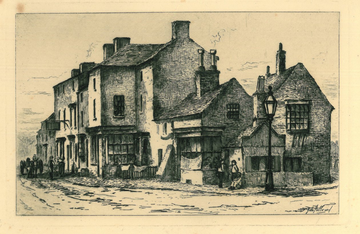 Vieux bâtiments de Walsall (appelé Town