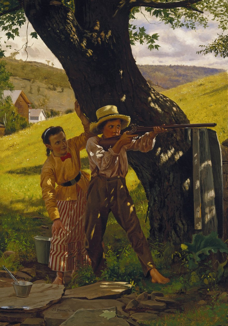 Un tireur sûr - John George Brown