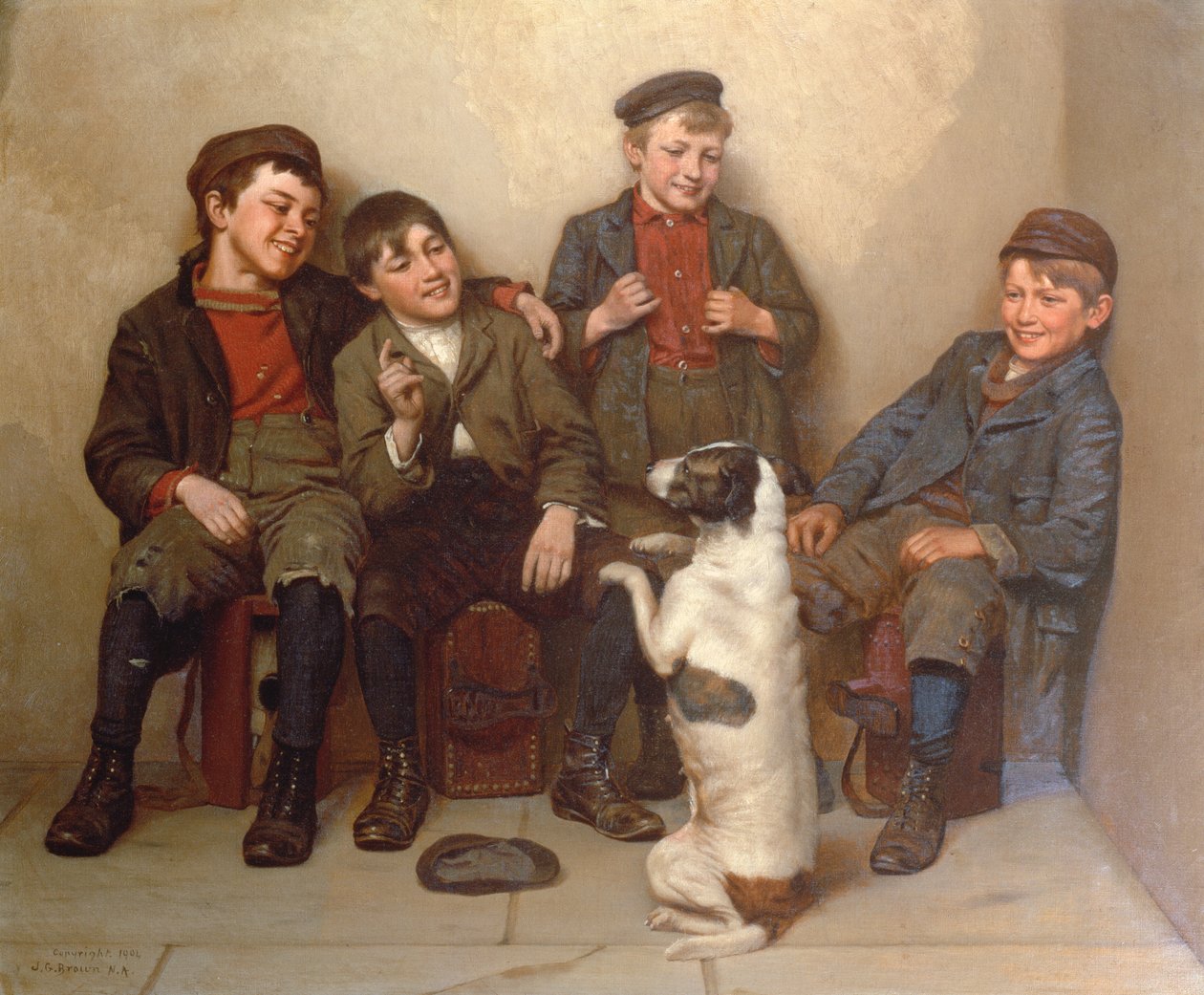 Veut en être un - John George Brown
