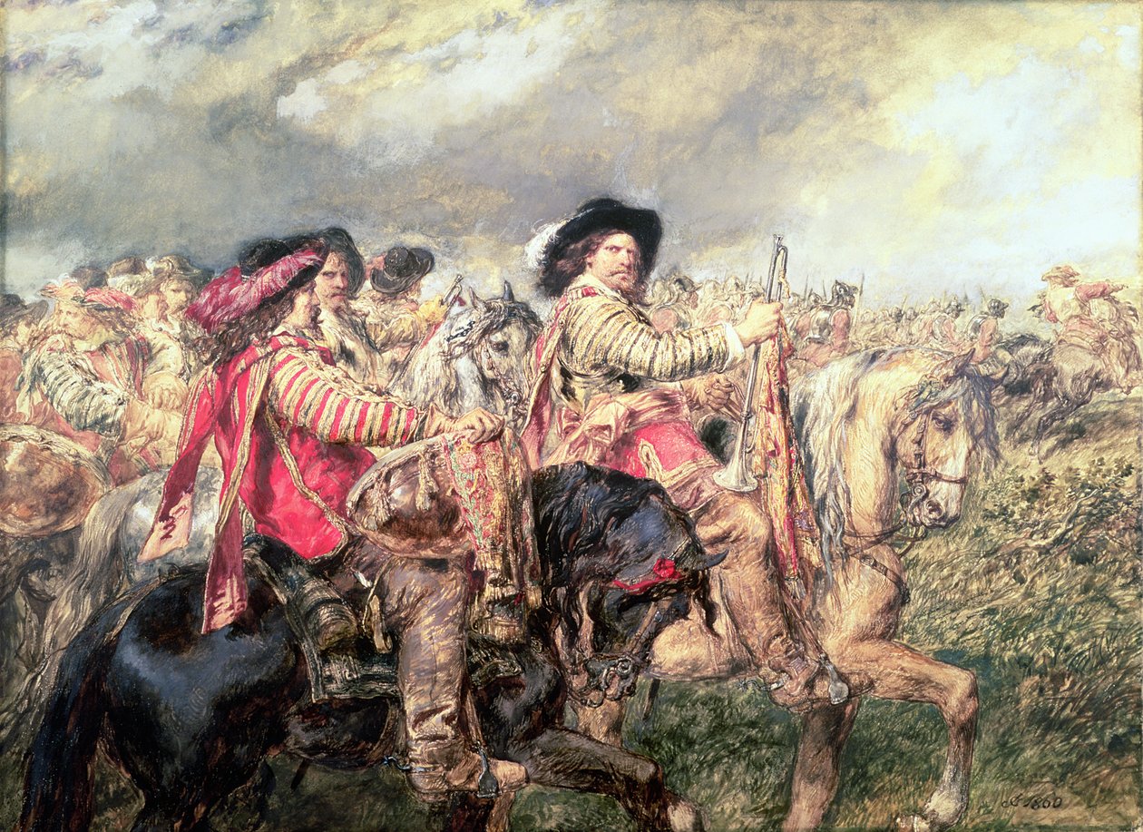 Après la Bataille de Naseby en 1645 - John Gilbert