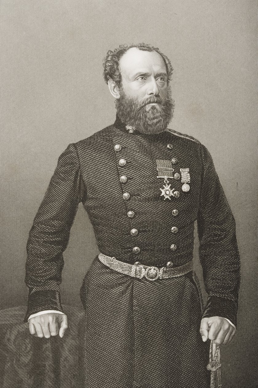 Charles Ash Windham (1810-70), K.C.B., gravé par D.J. Pound d