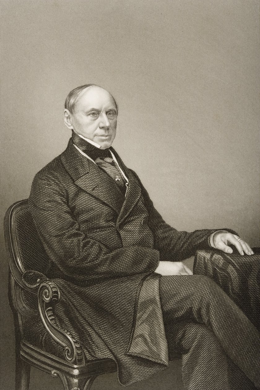 Comte Ernst Philipp Brunnow (1797-1875) gravé par D.J. Pound d