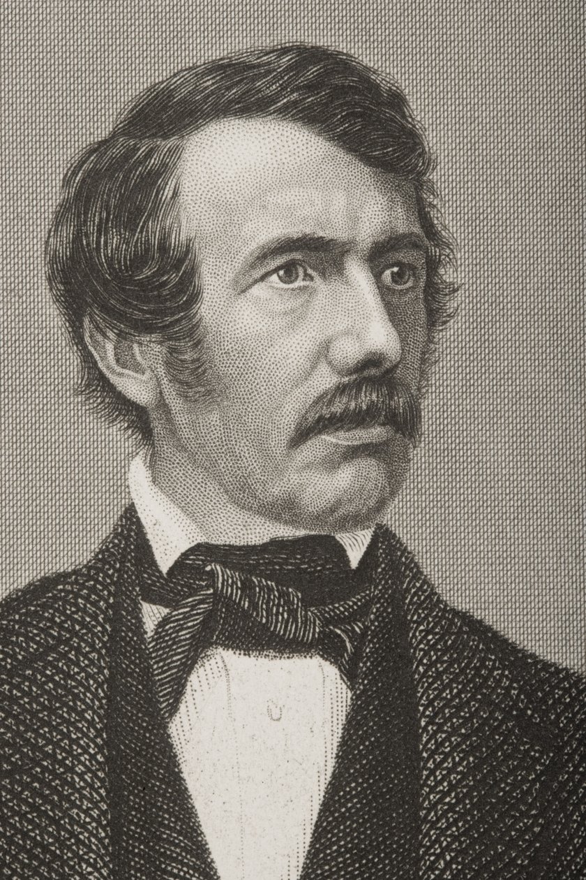 David Livingstone (1813-73) gravé par D.J. Pound d