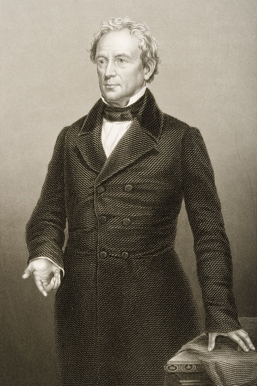 Edward Everett (1794-1865) gravé par D.J. Pound d