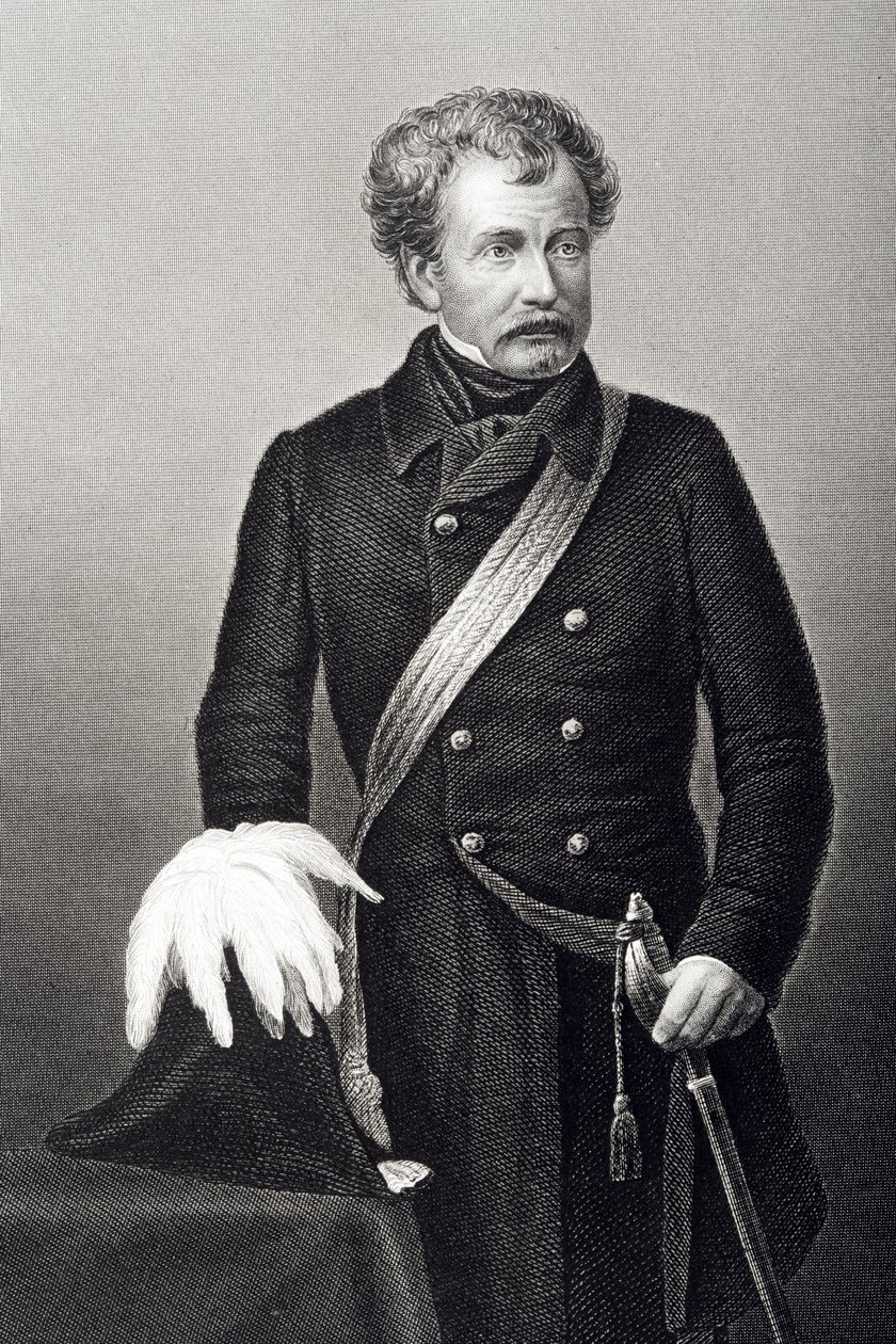 Sir Colin Campbell (1792-1863) Lord Clyde, gravé par D.J. Pound d