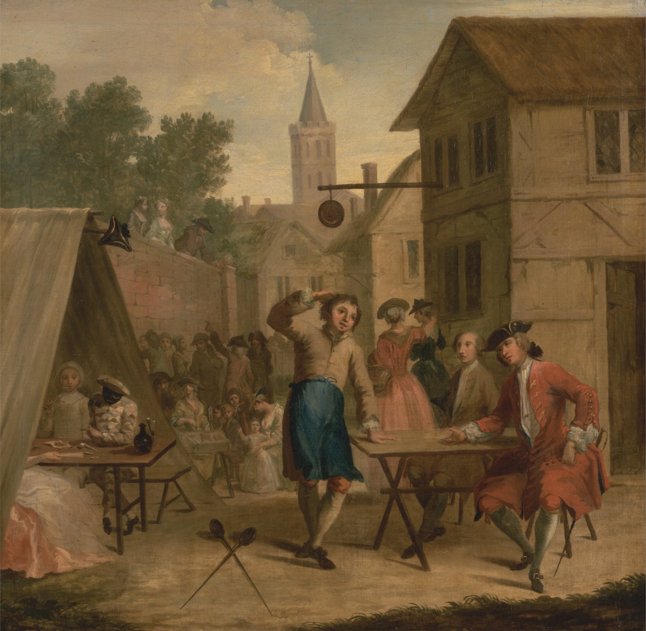 Hob vendant de la bière à la fête - John Laguerre