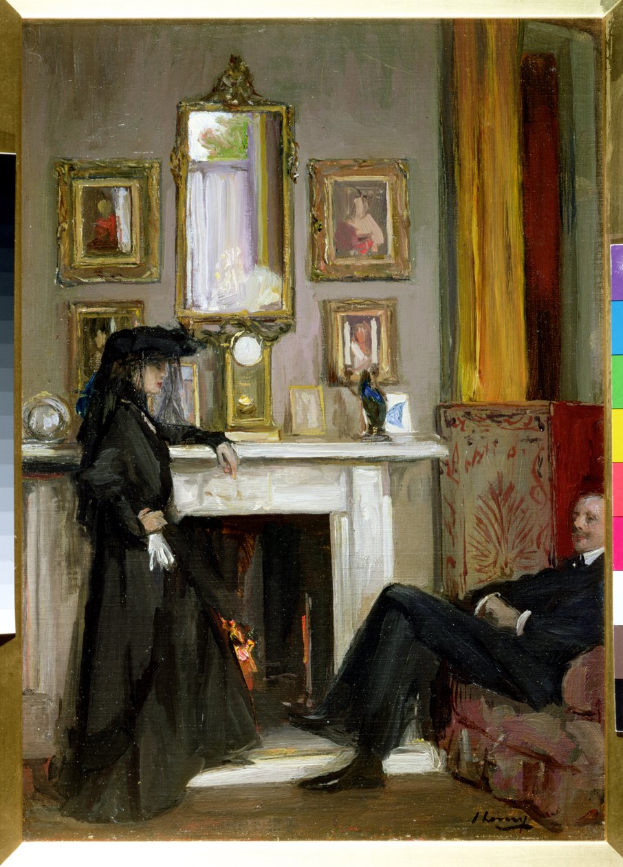 Le Salon Gris, Tanger - John Lavery