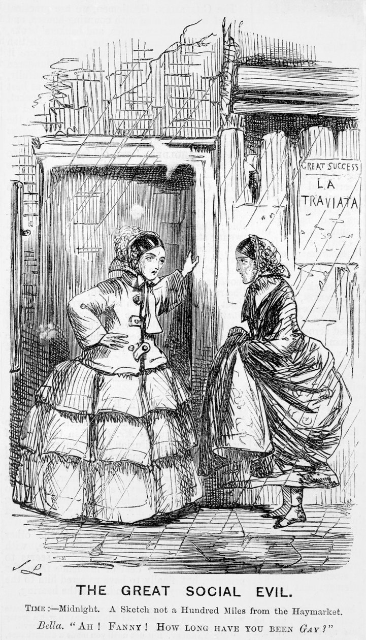 Le grand mal social, Punch, 1857 - John Leech