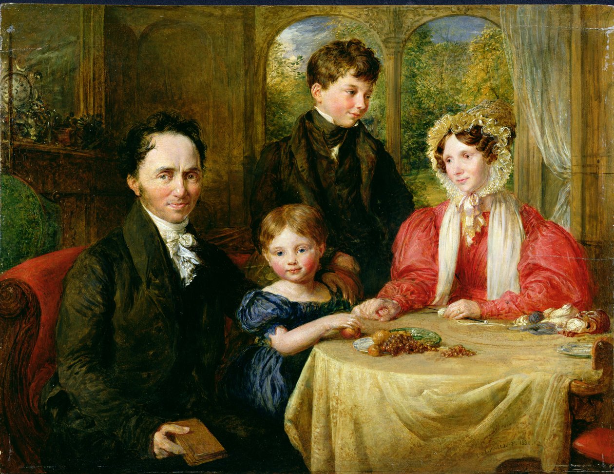 W.A. Garrett et famille, 1830 - John Linnell