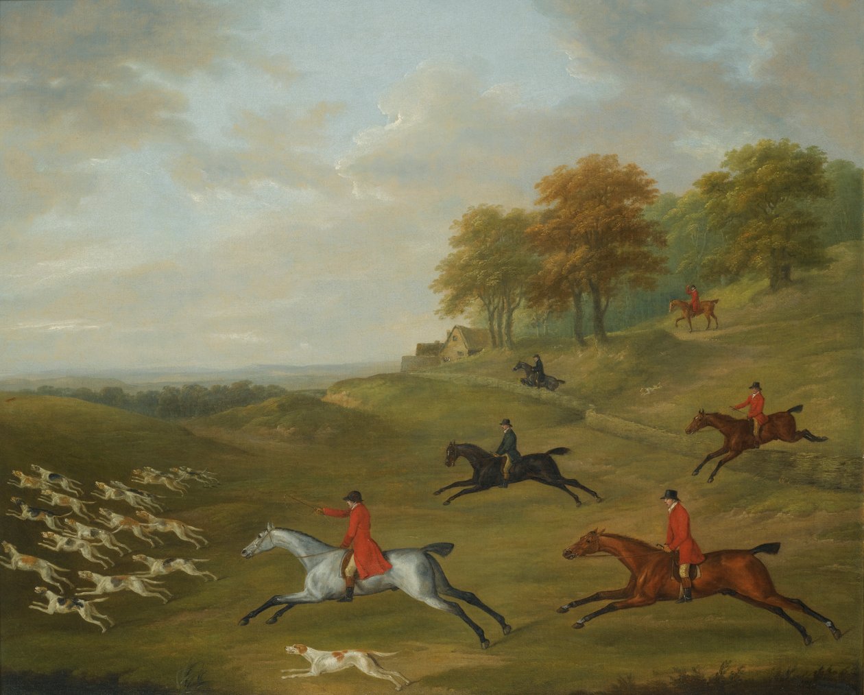 Une chasse en pleine course - John Nott Sartorius