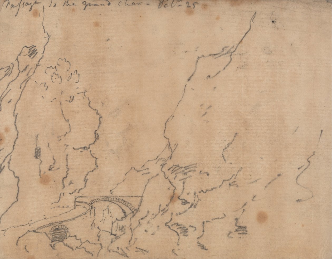 Passage à la Grande Chartreuse - John Robert Cozens