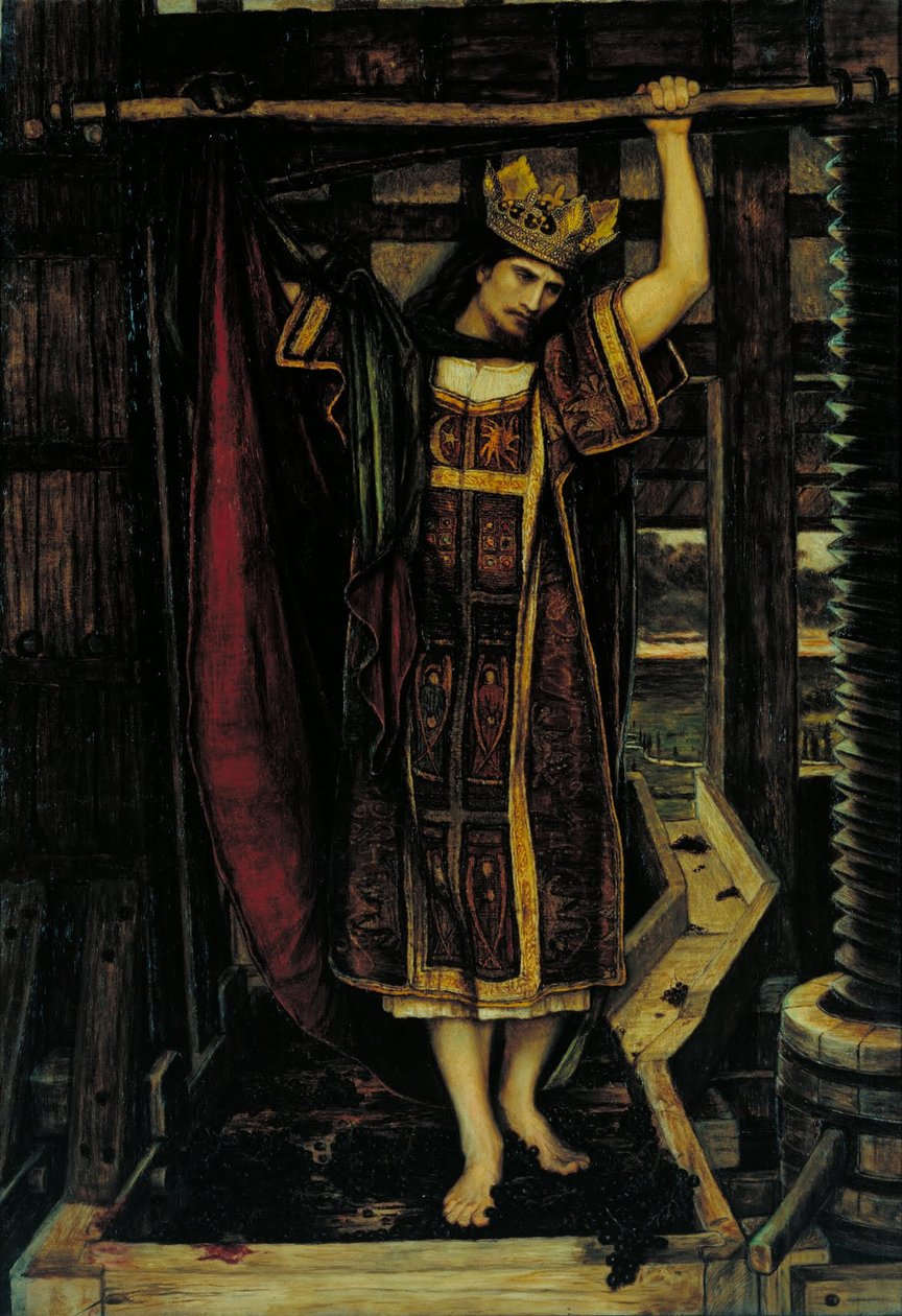 Le Pressoir - John Roddam Spencer Stanhope