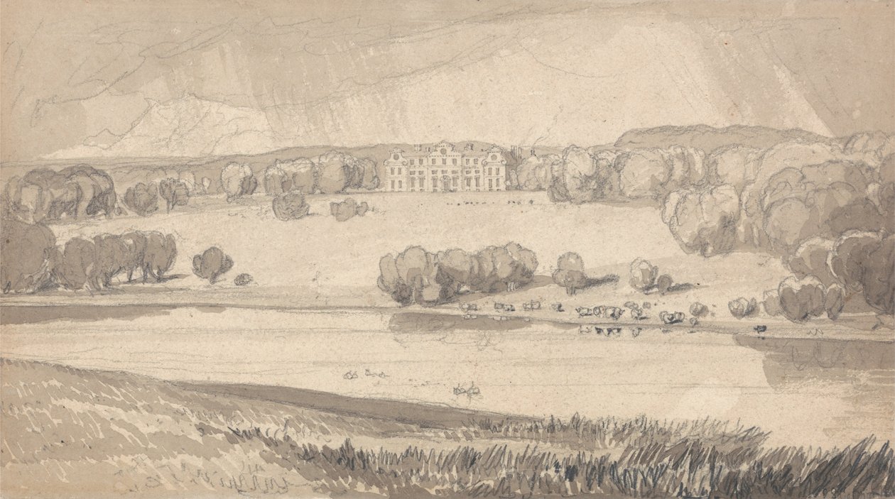 Raynham Hall, Norfolk - John Sell Cotman