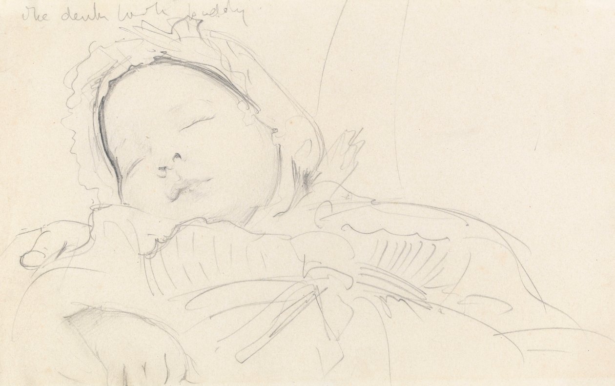 Jack Millet bébé (né en 1888), vers 1888 (graphite sur papier) - John Singer Sargent