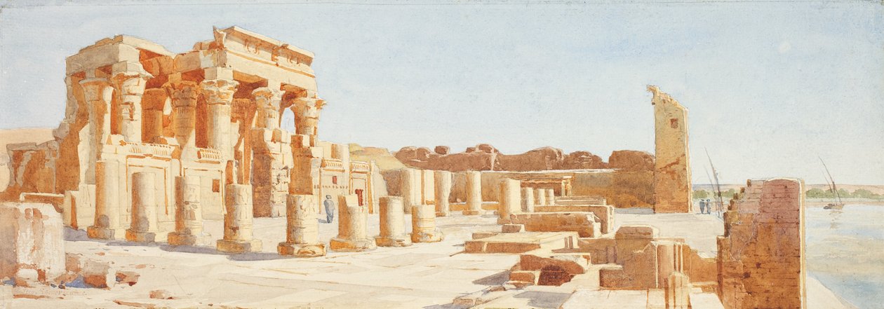 Temple de Kom-Ombo, Haute-Égypte, vers 1907-10 - John Somerscales