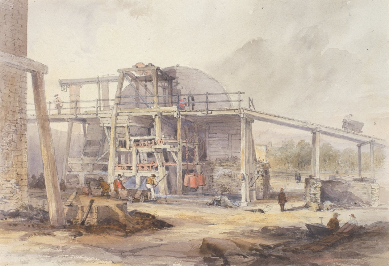 Quai avec machines de concassage de minerai - John Storey