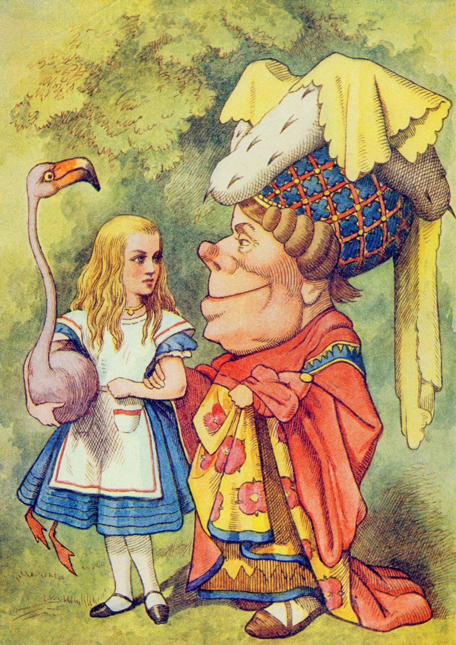 Alice avec la duchesse, illustration de 