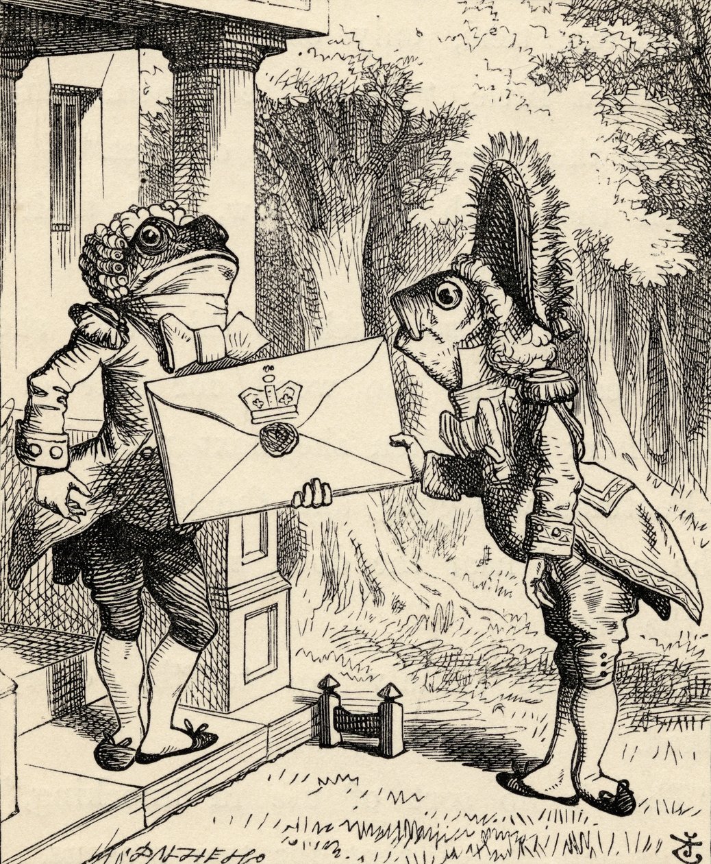 Le valet de pied poisson, d