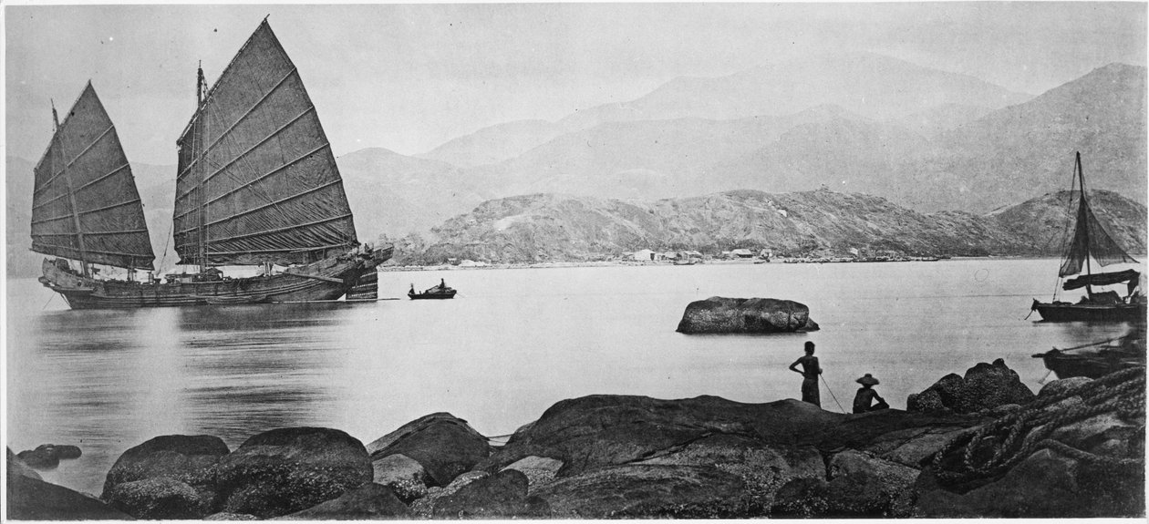 Un jonque de Canton, vers 1867-72 - John Thomson
