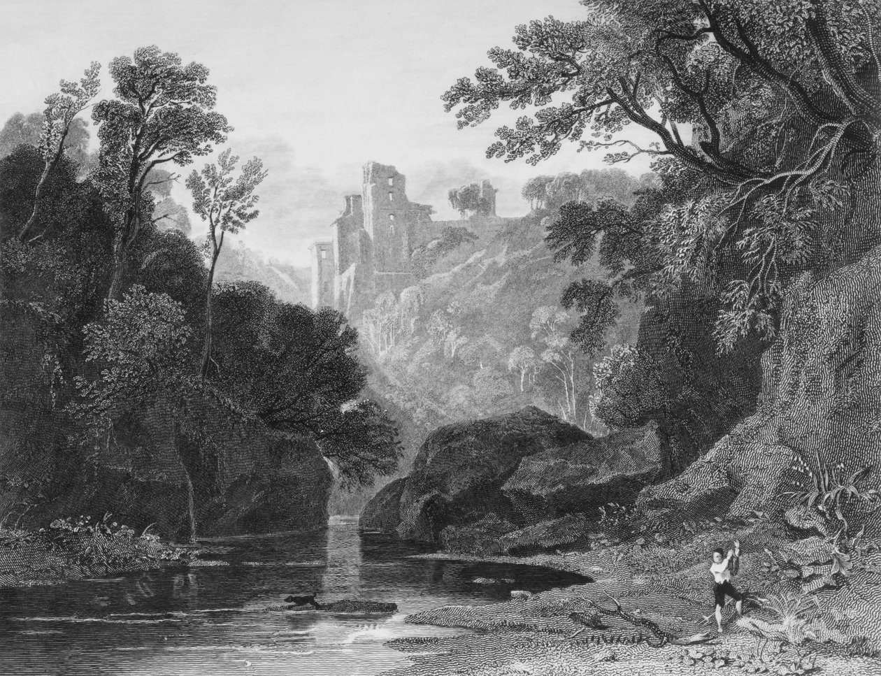 Vue du château de Roslin - John Thomson